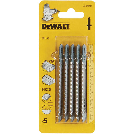 DEWALT,DT2165-QZ,T shank Jigsaw Blades | T101B - Pack of 5