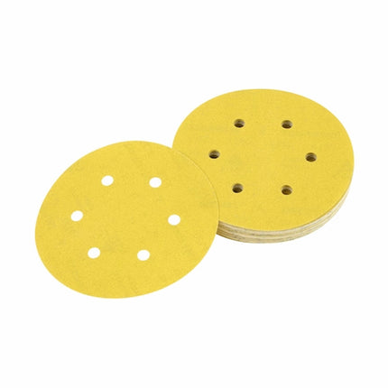 DEWALT,DT3125-QZ,Nylon loop discs – dry 6 holes-150mm-120 grit -pack of 10