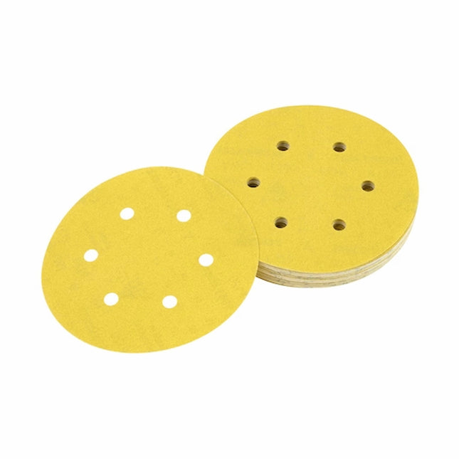 DEWALT,DT3128-QZ,Nylon loop discs – dry 6 holes-150mm-320 grit -pack of 10