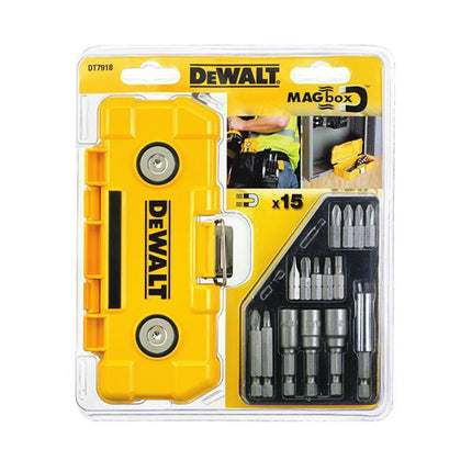 DEWALT,DT7918-QZ,Magbox PH/PZ Drill Bits |  Set 15 Piece