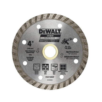 DEWALT,DW47400HP,TURBO RIM Cutting disc | 100 X 7 X 22mm