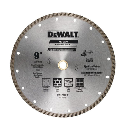 DEWALT,DW47900HP,TURBO RIM Diamond cutter | 230 X 7 X 22mm