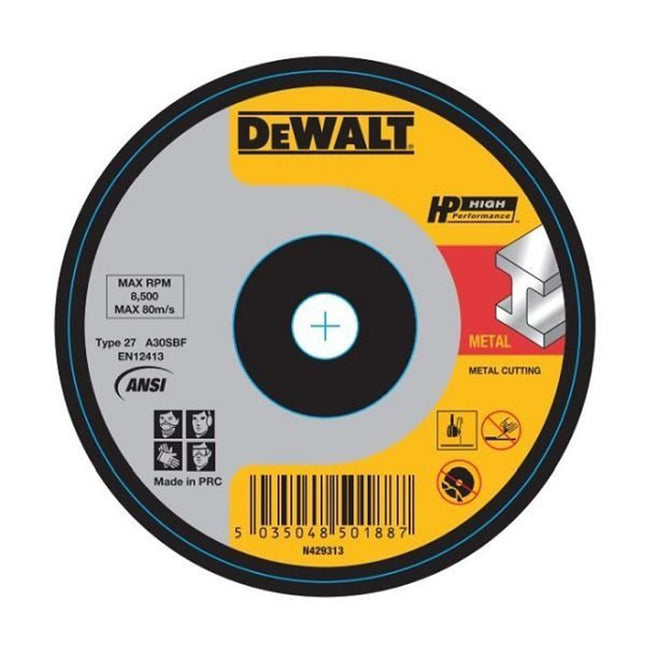 DEWALT,DWA4522IA-AE,Metal Cutting Wheel T27 | 125 X 3 X 22 mm