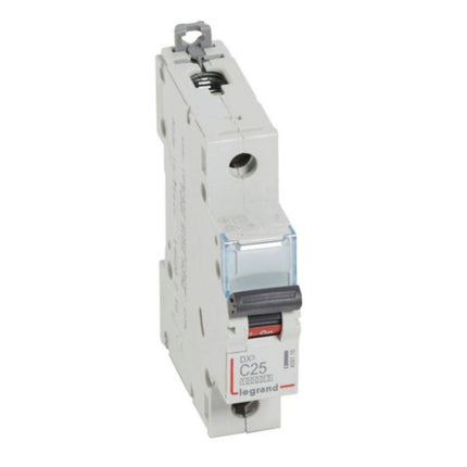 409116Legrandقاطع دائرة Legrand DX3 أحادي القطب 25A منحنى C