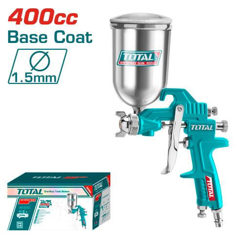 TAT10402Total ToolsTAT10402 مسدس رش الهواء المهني بسعة طلاء 400 سم مكعب