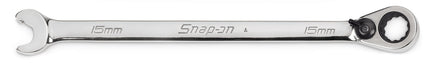 SRXRM15Snap-Onمفتاح ربط Snap-on 15 ملم Flank Drive عكسي مع صندوق متحرك