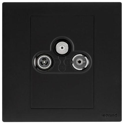 MEC41067BLLegrandمقبس أوبريا تلفاز راديو فضائي أسود مات
