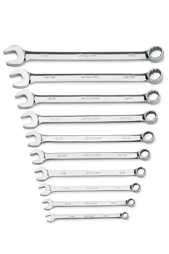OEX710Snap-Onمجموعة مفاتيح ربط Snap-on SAE 12 نقطة بـ Flank Drive من 10 قطع