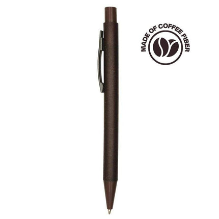 WIPP 5139Toolmart GiftsDEBAR - Coffee Grounds Ball Point Pen - Natural