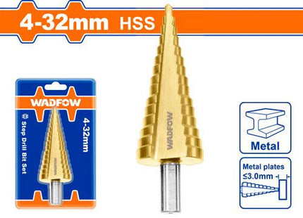 WJD1403Wadfow مثقاب تدريجي وادفور 4-32 مم