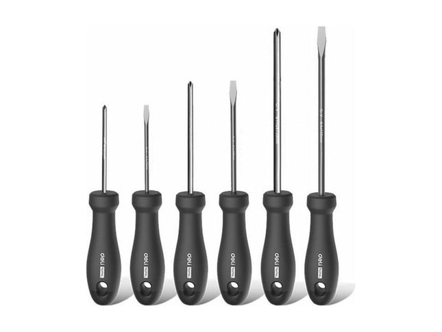 Screwdriver set DELI Home Series Black 6 pcs , HT1006