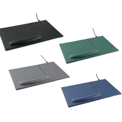 ITWC 1107Toolmart GiftsDOBERAN - @memorii 10W Wireless Charger PU Mouse Pad - Dark Green