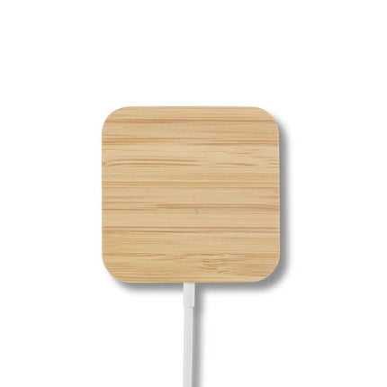 ITWC 156Toolmart GiftsDOMITZ - 15W Square Bamboo Magsafe Wireless Charger