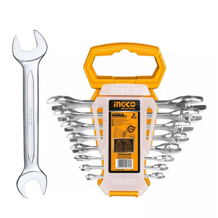 HKSPA2088INGCODouble Open End Spanner Set 8pcs