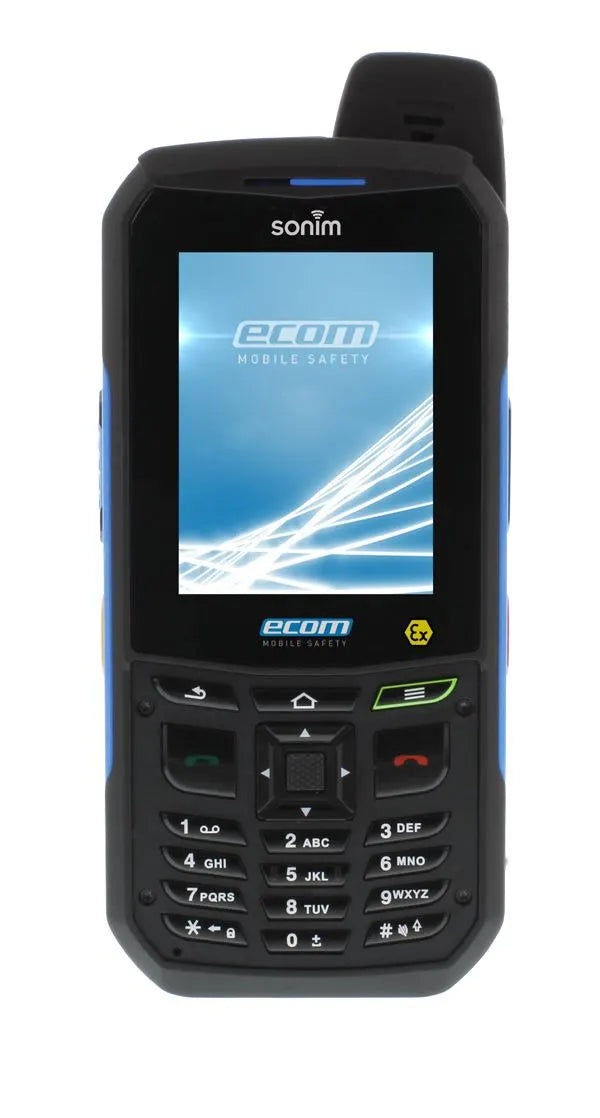 هاتف ecom Ex-Handy 09 الآمن جوهريًا بشاشة لمس ولوحة مفاتيح