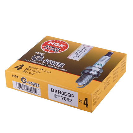 NGK 7092 BKR6EGP/27 G-Power Platinum Laser Spark Plug