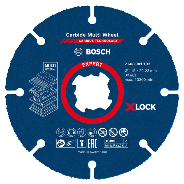 X-LOCK Carbide Multi Wheel 115x22.23mm