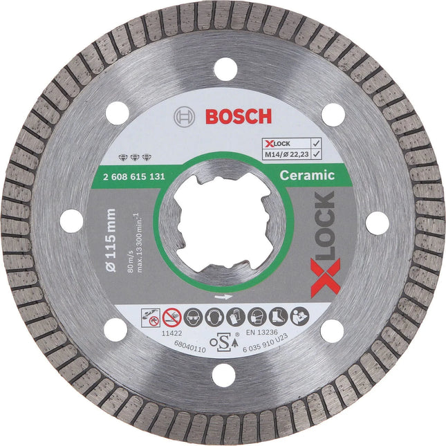 X-LOCK Diamond Cutting Disc - Best for Ceramic Extraclean Turbo |  115x1.4x7mm