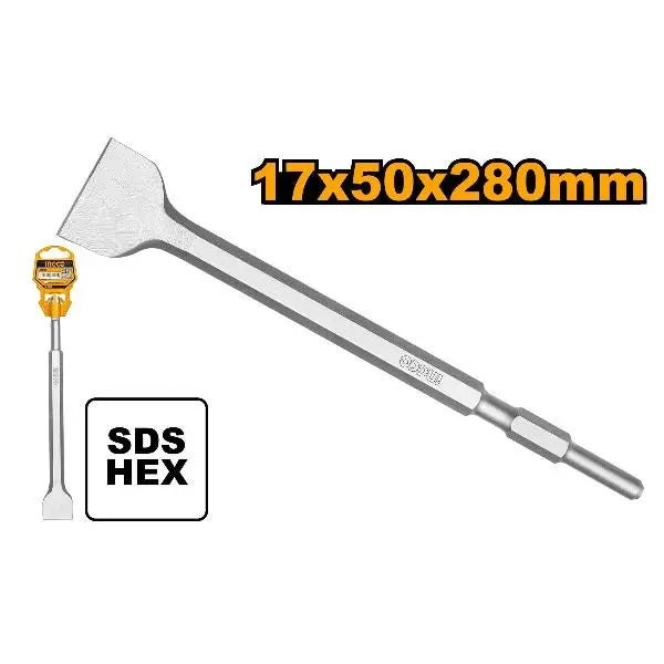 Flat Hex Chisel 280mm, 22mm