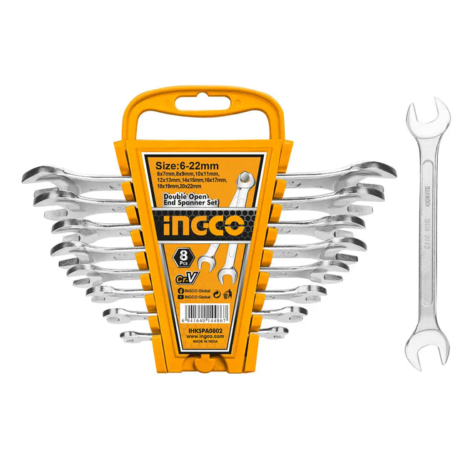 Double Open End Spanner Set