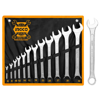 Spanner Set 12pcs 6-32mm