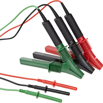 مجموعة كابلات الاختبار فلوك بجهد 10 كيلوفولت لأجهزة اختبار العزل | TLK1550-RTLC