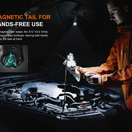 كشاف فينكس المحمول للاستخدام اليومي 200 لومن | E12 V3.0