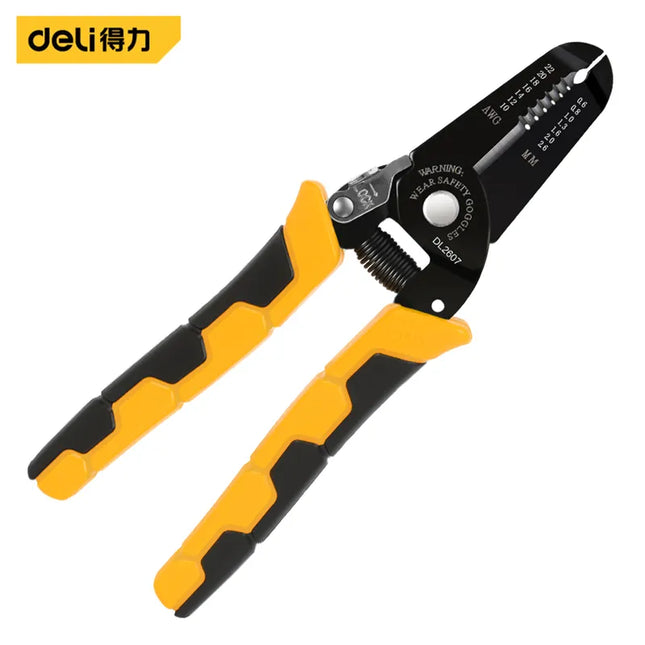 Deli Tools DL2607 Wire Stripper 0.6-2.6mm (Yellow)