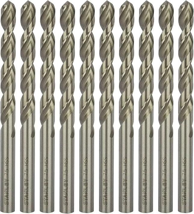 7.5 x 69 x 109 mm HSS Metal Drill Bit (10 PK)