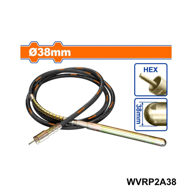 Wadfow WVRP2A38 Vibrator Poker 38mm