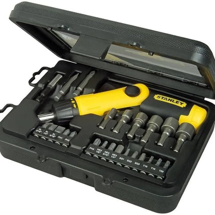 مجموعة مفكات ستانلي بمقبض مسدس 24 قطعة