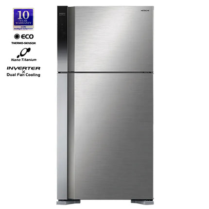 ثلاجة هيتاشي الفولاذية HRTN8565DF-BSL