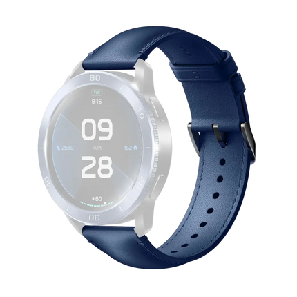 حزام ساعة جلد أزرق محيطي من شاومي