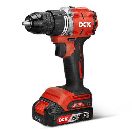 DCK Cordless Brushless Hammer Drill Kit 4.0Ah ×2 with Charger | KDJZ2060i TYPE EM
