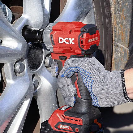 KDKIT29(TYPE EK) | بكج دريل لقمة 358 نيوتن + دريل امباكت 208 نيوتن مع بطاريتين 4 امبير وشاحن سريع جدا مع علبة بوكس ضد الكسر