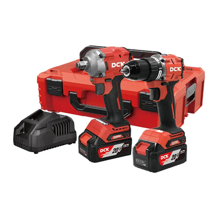 DCK 20V Brushless Combo Kit — Hammer Drill & Impact Wrench | KDKIT28 (TYPE EK)
