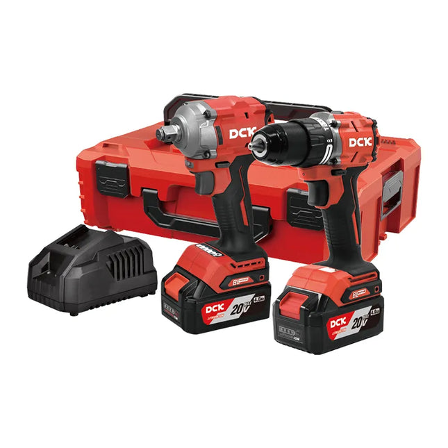 DCK 20V Brushless Combo Kit — Hammer Drill & Impact Wrench | KDKIT28 (TYPE EK)