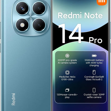 Redmi Note 14 Pro Ocean Blue 8GB RAM 256GB ROM