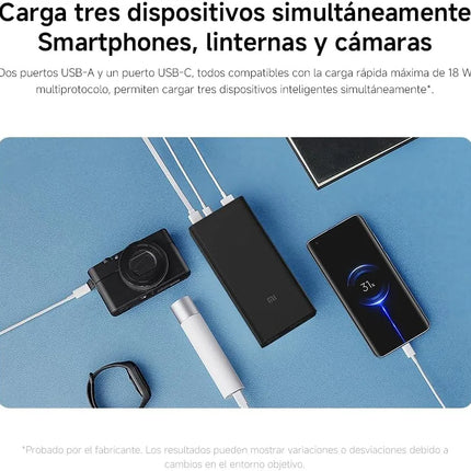 باوربانك شاومي 18 واط سعة 30000 mAh