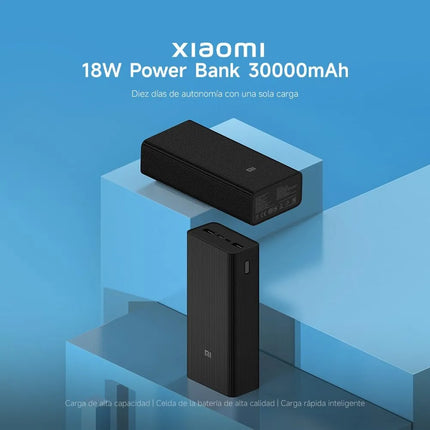 باوربانك شاومي 18 واط سعة 30000 mAh