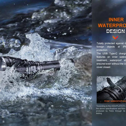 Fenix 2800 lumen Long Distance Flashlight | HT18R