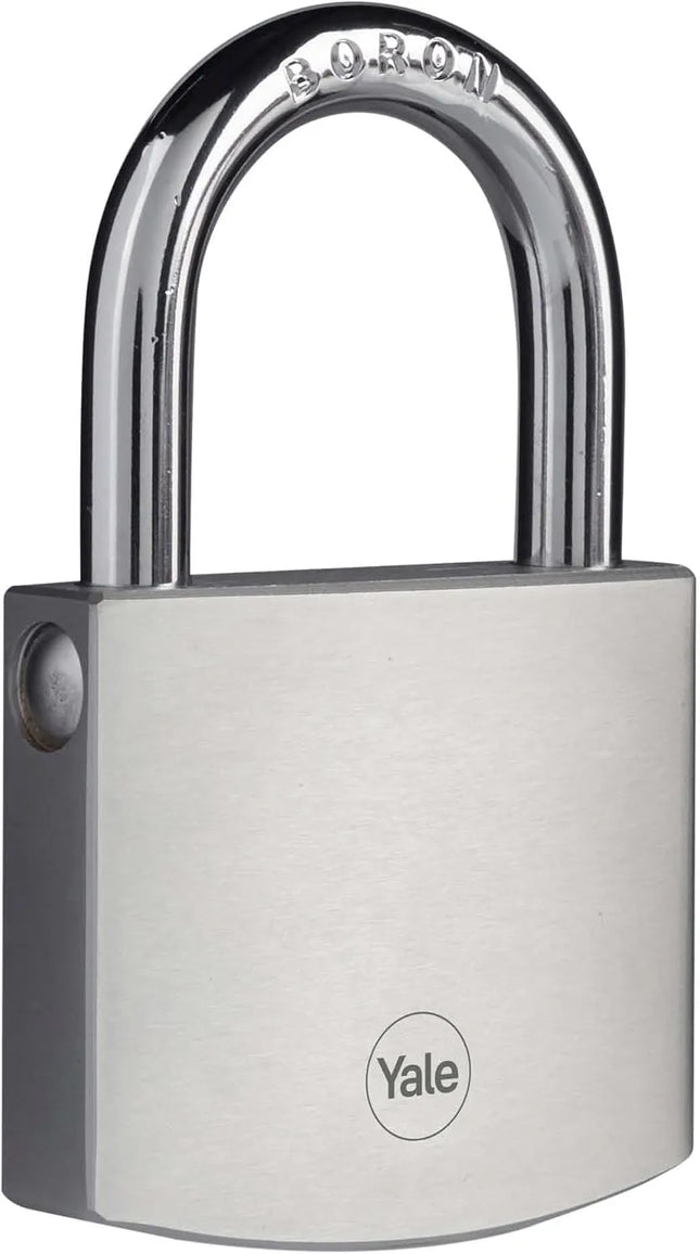 Yale Brass Disc Padlock 60mm Chrome Finish | Y120DB/60/135/1