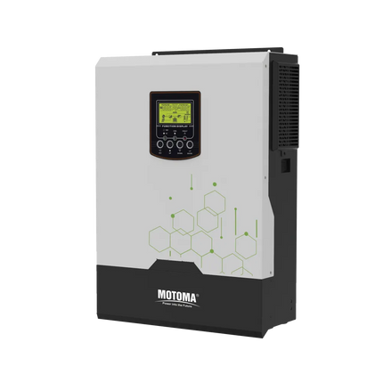 موتوما محوّل طاقة شمسي Axpert VM II Premium بقدرة 3 كيلو-واط – نظام مستقل (Off-Grid) | جهد 24 فولت