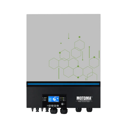 موتوما محوّل شمسي هجيني Axpert MAX TWIN بقدرة 11 كيلو‑واط مع مخرجين مزدوجين | نظام 48 فولت