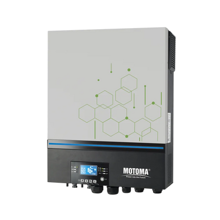 موتوما محوّل شمسي هجيني Axpert MAX TWIN بقدرة 8 كيلو‑واط مع مخرجين ذكيين لإدارة الأحمال | نظام 48 فولت