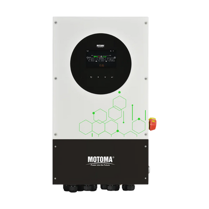 موتوما إنفيني سولار V IV WP TWIN بقدرة 6 كيلو‑واط (محوّل هجيني مقاوم للماء IP65، مخرجين مزدوجين | نظام 48 فولت