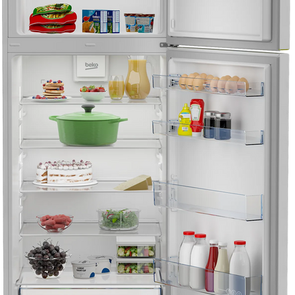 ثلاجة بيكو بفريزر علوي 70 سم أبيض RDSE600M20W