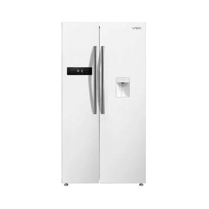 ثلاجة UNEVA جانبية بابين 18 قدم أبيض | UN‑SB51W ATLAS