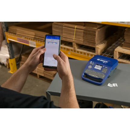 طابعة ملصقات برادي M710 لوحة QWERTY مع Wi‑Fi وبلوتوث ومجموعة Workstation