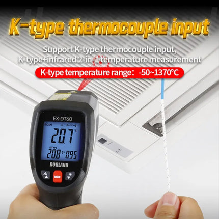 جهاز قياس حرارة بالأشعة تحت الحمراء Dorland EX DT60 آمن جوهريًا